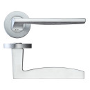 Ironmongery Crux Satin Chrome Handle Hardware Pack