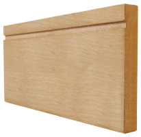 Oak Skirting Single Groove