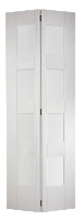 White Shaker Glazed 4L Bi-Fold