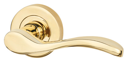 Ironmongery Ariel Polished Brass Handle Hardware Pack