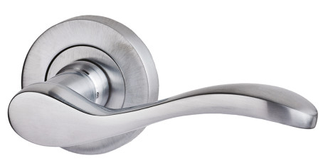 Ironmongery Ariel Satin Chrome Privacy Handle Hardware Pack