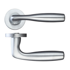 Ironmongery Norma Satin Chrome Privacy Handle Hardware Pack