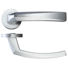 Ironmongery Hercules Satin Chrome Privacy Handle Hardware Pack