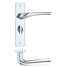 Ironmongery Dorado Polished Chrome Privacy Handle Hardware Pack